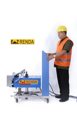 สีขาวและสีขาวผนังปูนเรนเดอร์ระบบ Auto Positioning System